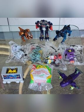 Transformers Lot, McDonalds Happy Meal Toys, 2014 Grimlock Dinobot, Steel Jaw